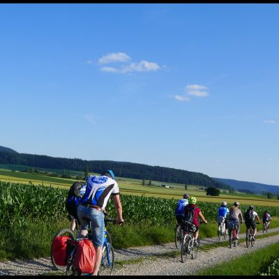 034 Rückfahrt durch Wiesen und Felder
